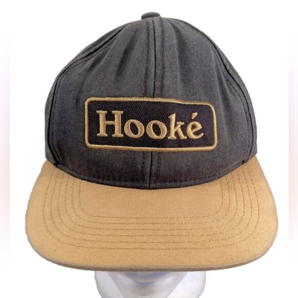 Hooke Men’s Baseball SnapBack Hat Cap ORGANIC COTTON yellow green active outdoor - Picture 1 of 5